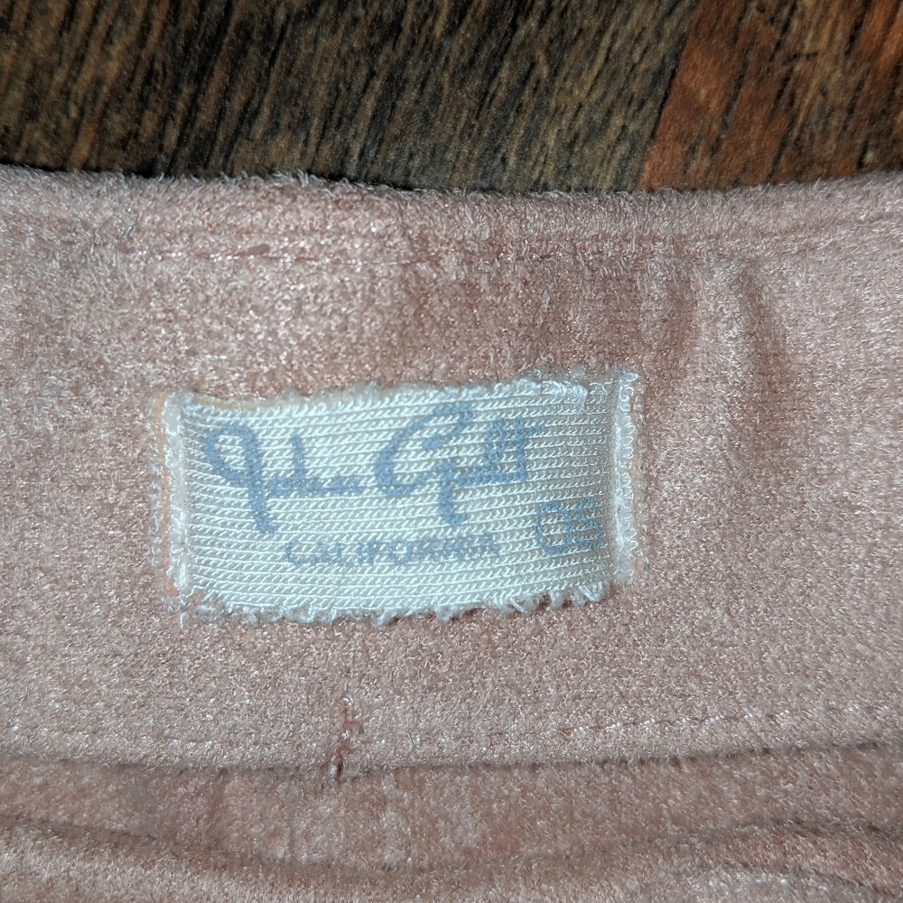 JOHN GALT BY BRANDY MELVILLE FAUX SUEDE PINK SKIRT - Picture 7 of 8